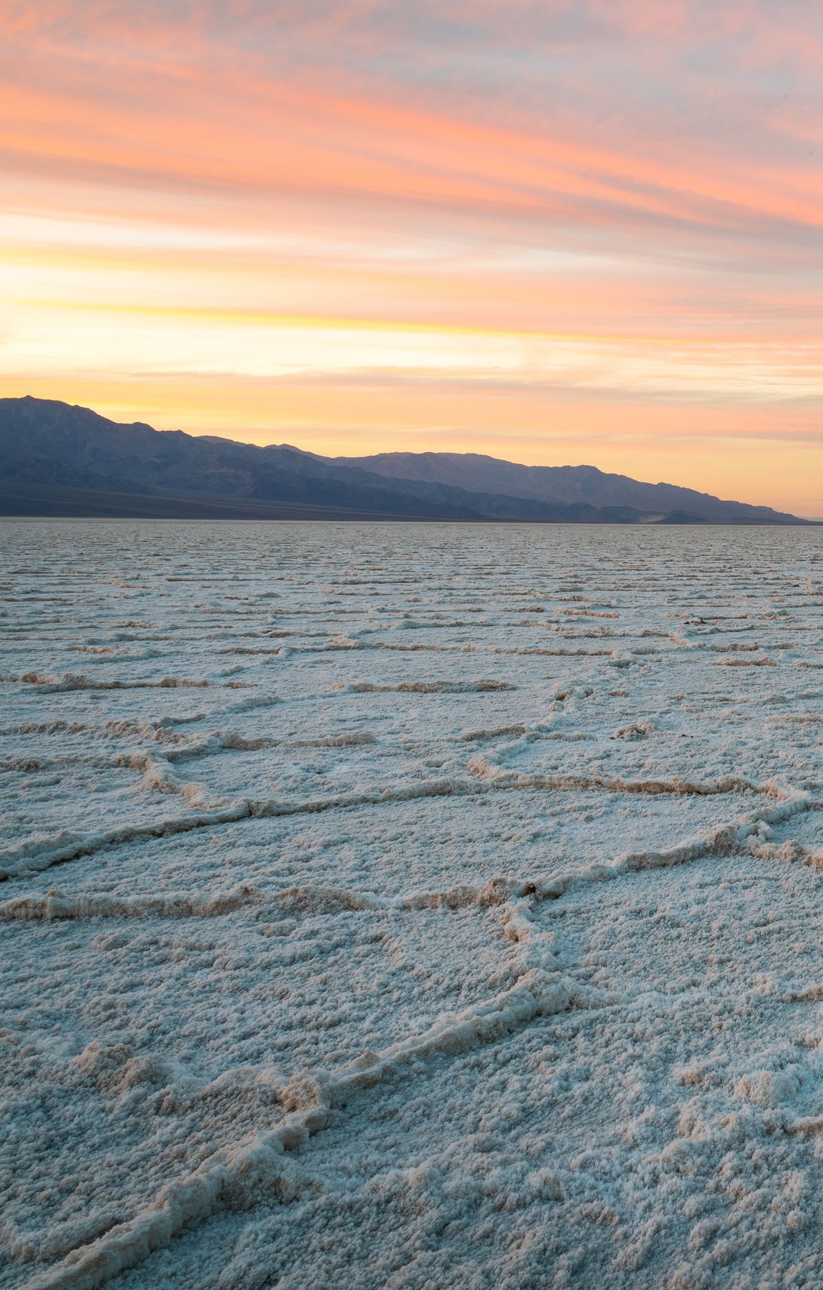 Badwater Basin: Salt Flats 282 Feet Down, Death Valley National Park