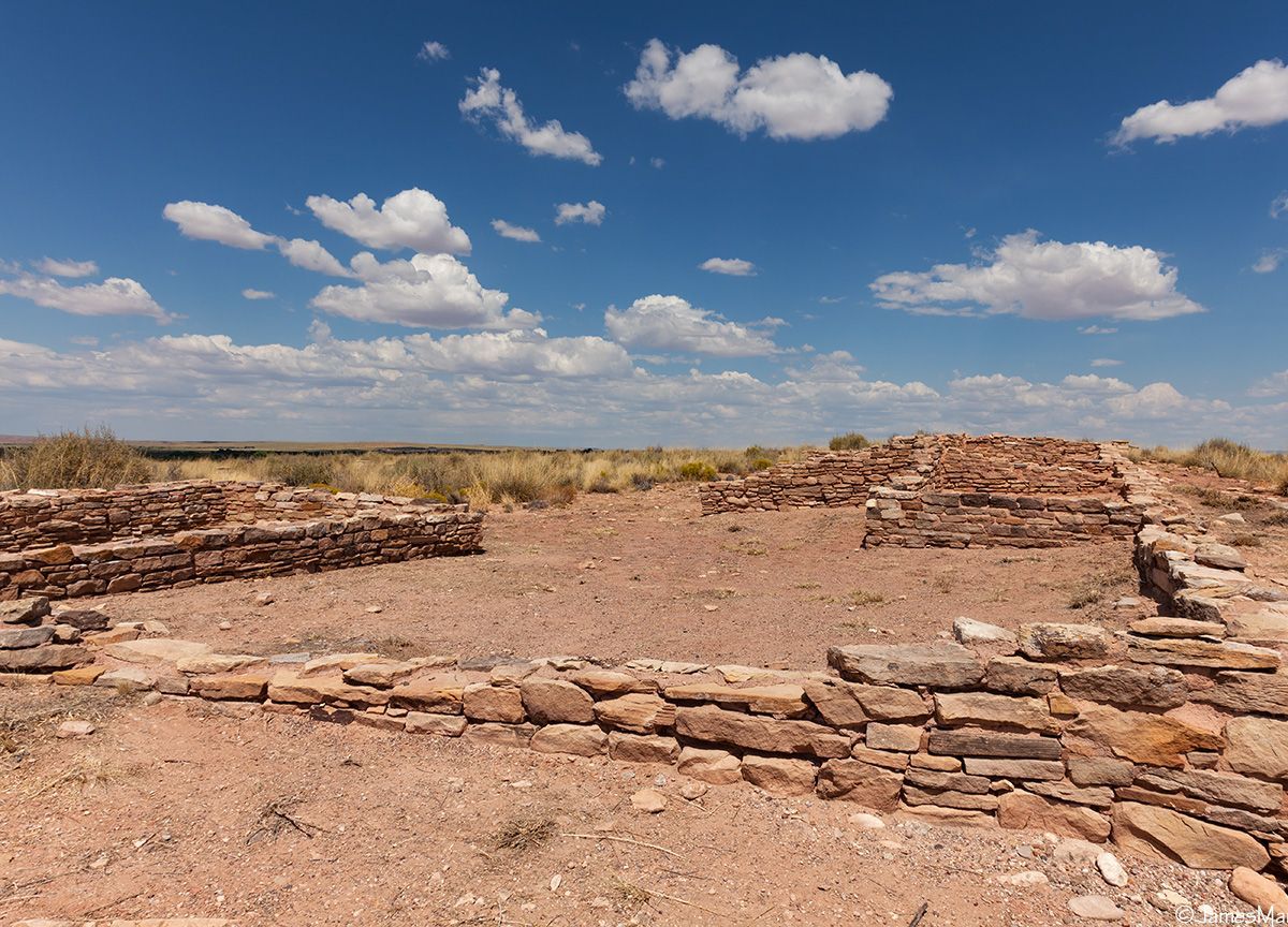 Puerco Pueblo and the Solstice Petroglyph, Petrified Forest National Park