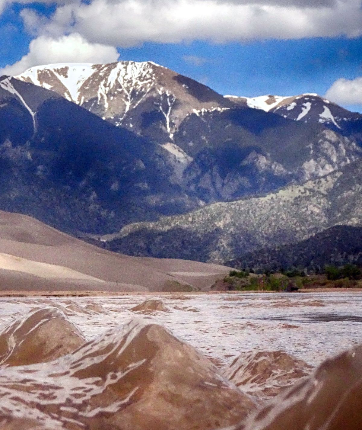 Medano Creek's Spring Surge and the Seasons, Great Sand Dunes National Park & Preserve