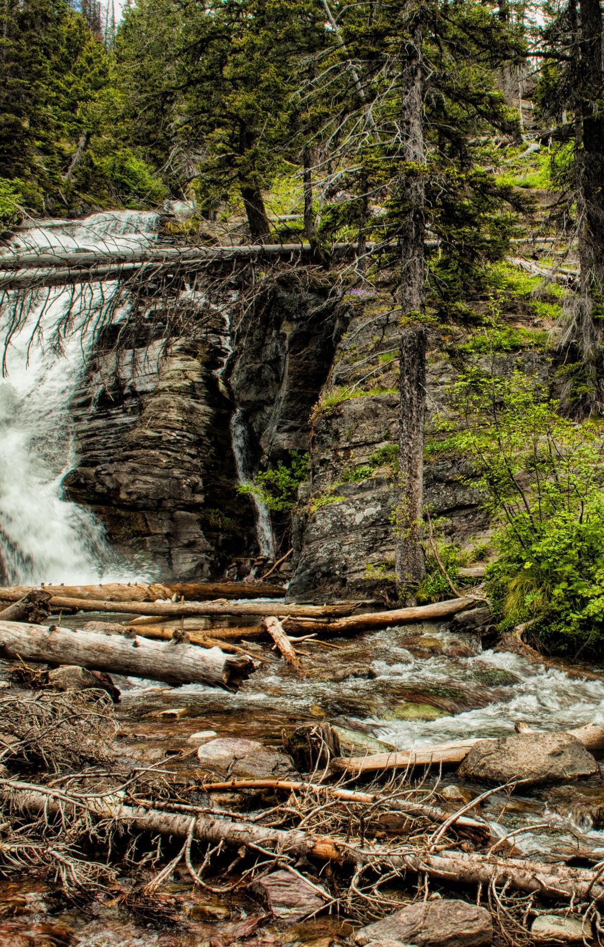 Twin Falls, Glacier National Park