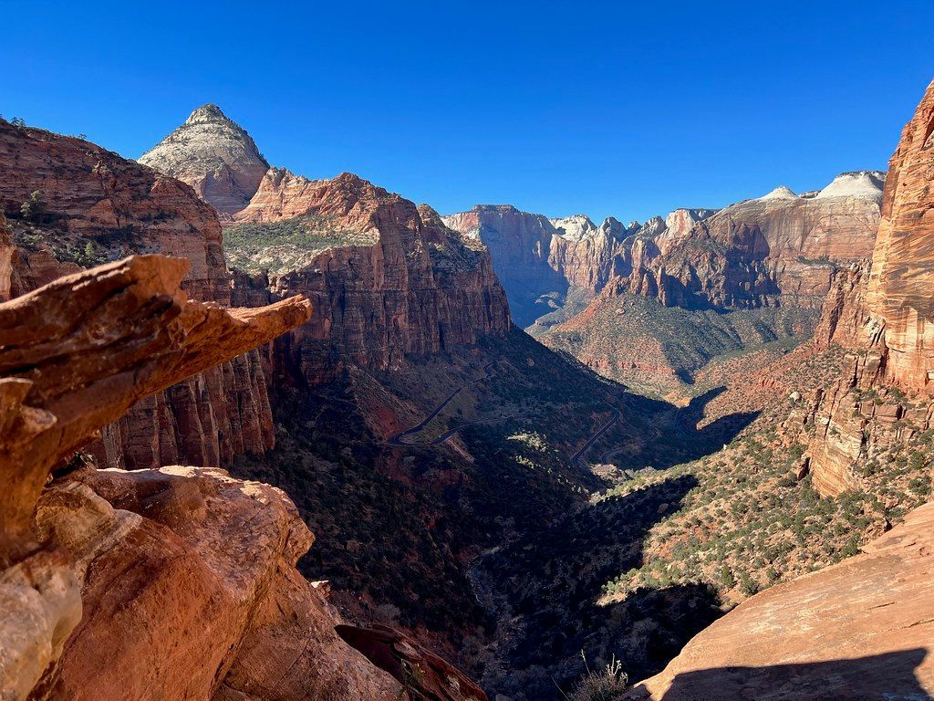 Zion–Mount Carmel Highway to the East Rim, Zion National Park