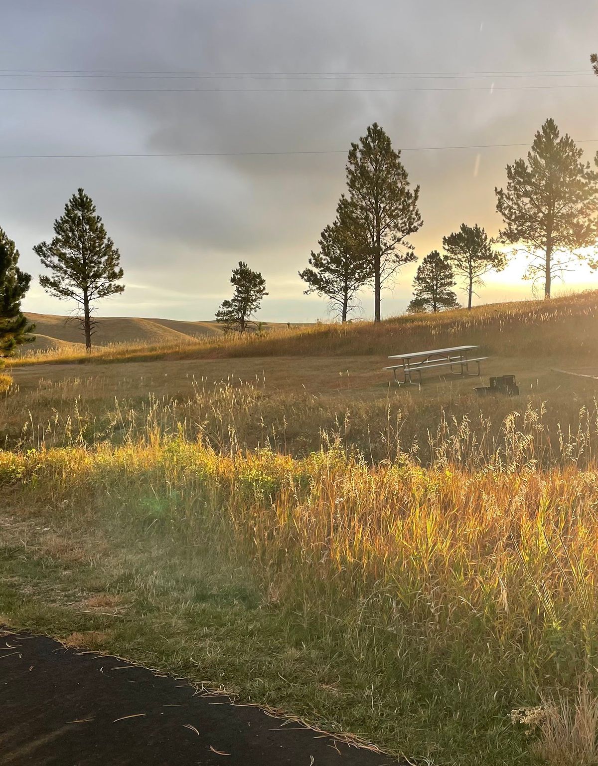 Camping at Elk Mountain Campground, Wind Cave National Park