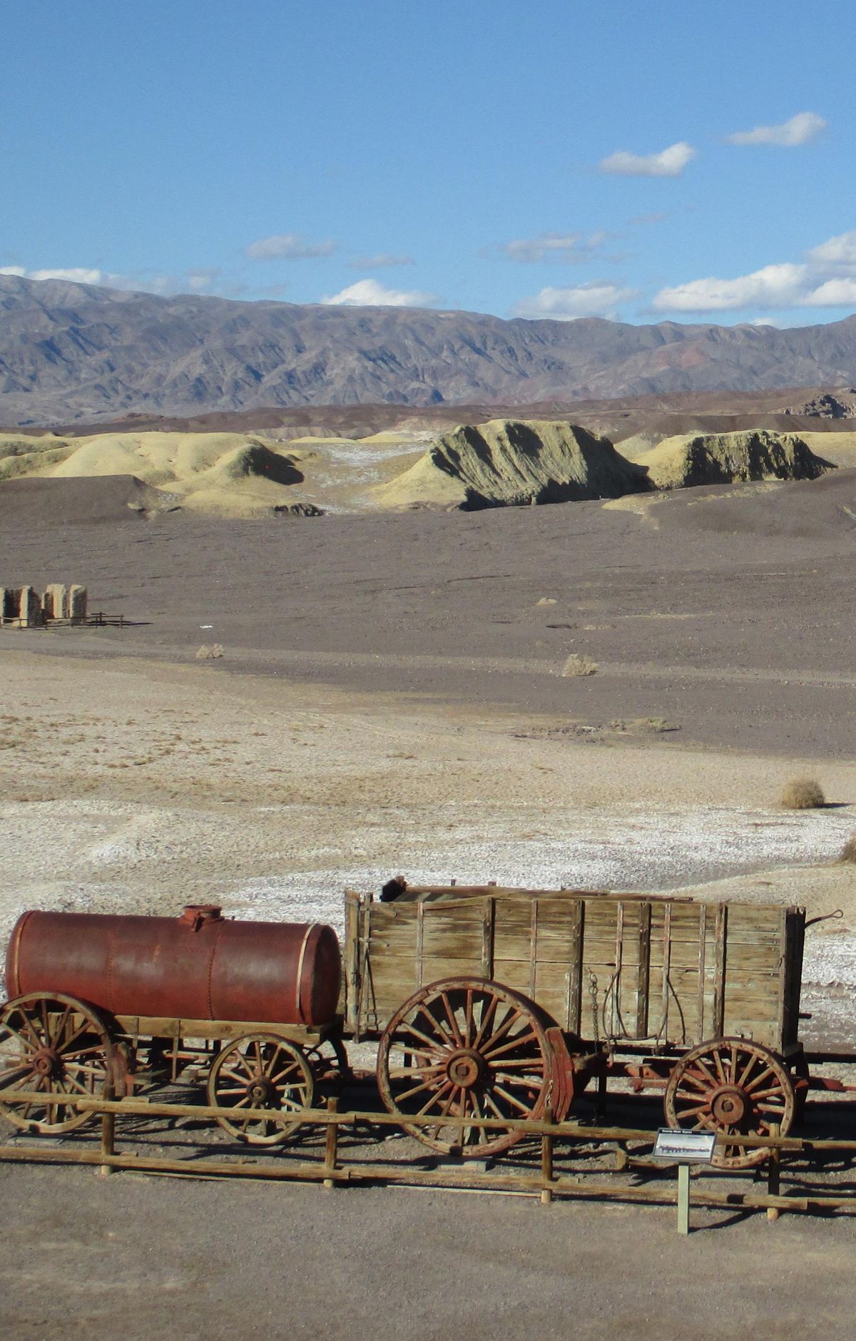 Harmony Borax Works and the 20 Mule Teams, Death Valley National Park