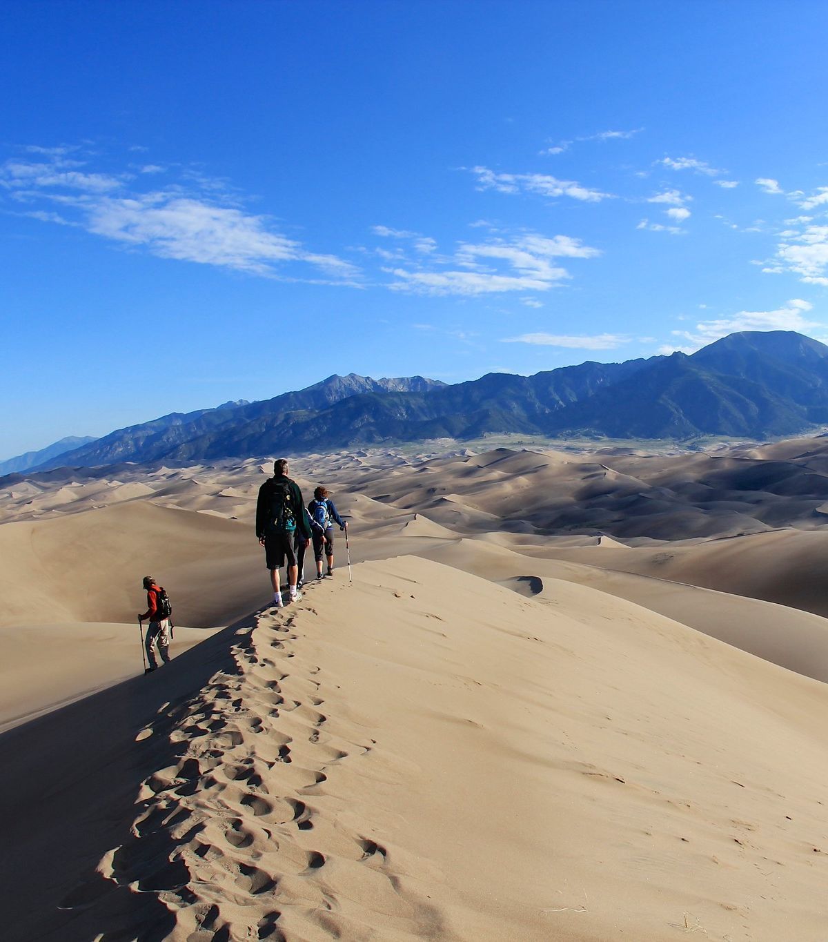Wandering the Trail-less 30-Square-Mile Dunefield, Great Sand Dunes National Park & Preserve