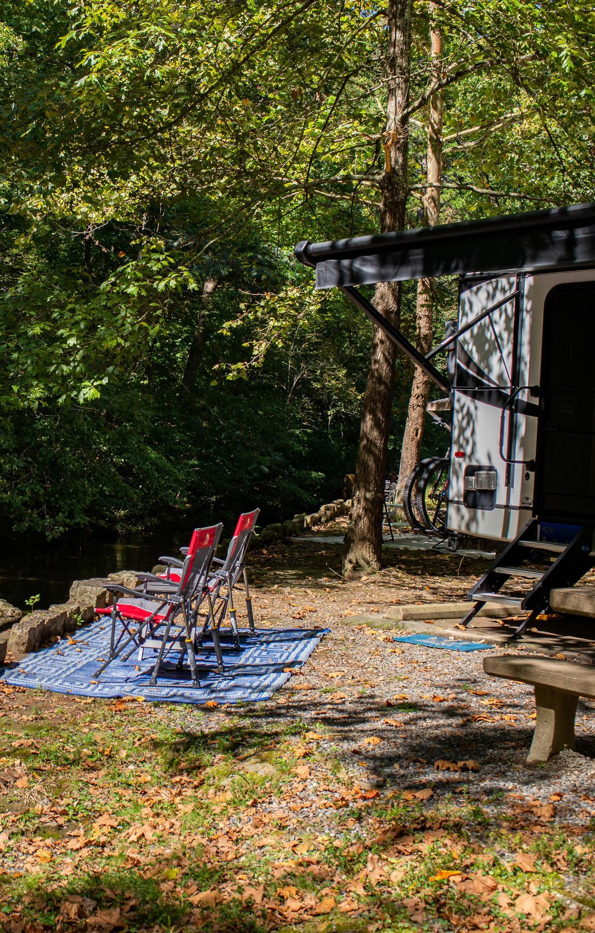 Gulpha Gorge Campground and Rick's Pond, Hot Springs National Park