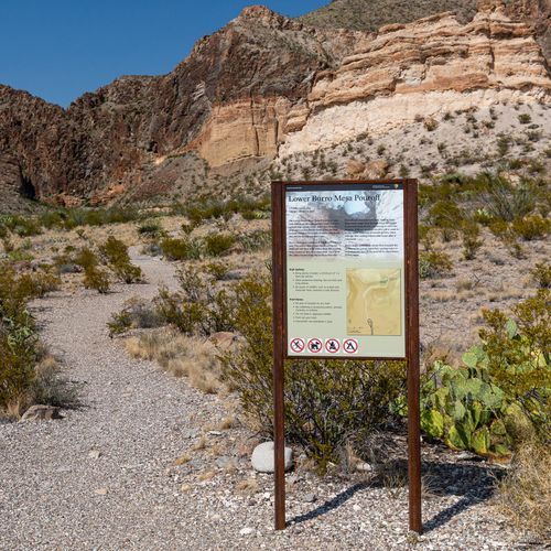 Lower Burro Mesa Pouroff Trail