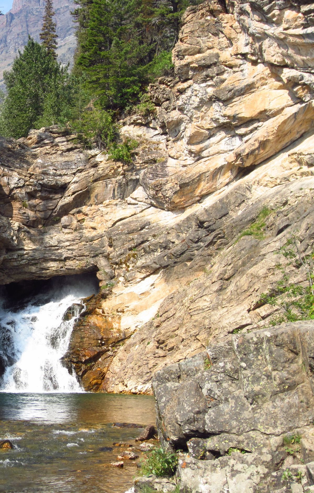 Running Eagle Falls, Glacier National Park