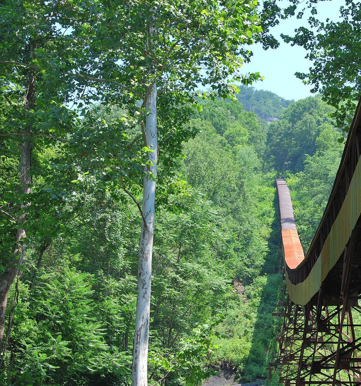 Nuttallburg's Preserved Coal Tipple and Conveyor, New River Gorge National Park & Preserve