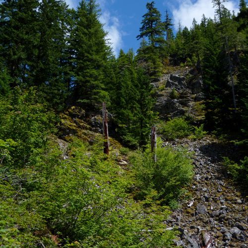 Sulphide Glacier Route