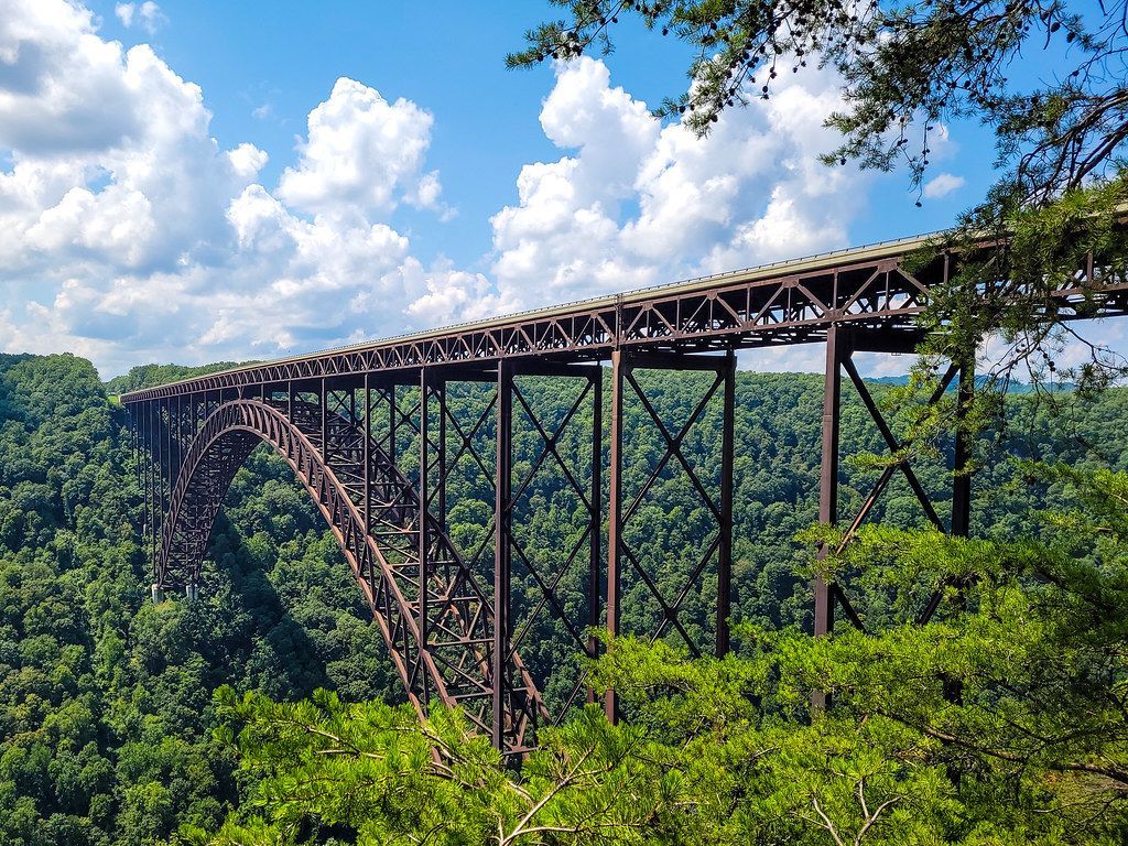 Canyon Rim and the New River Gorge Bridge, New River Gorge National Park & Preserve