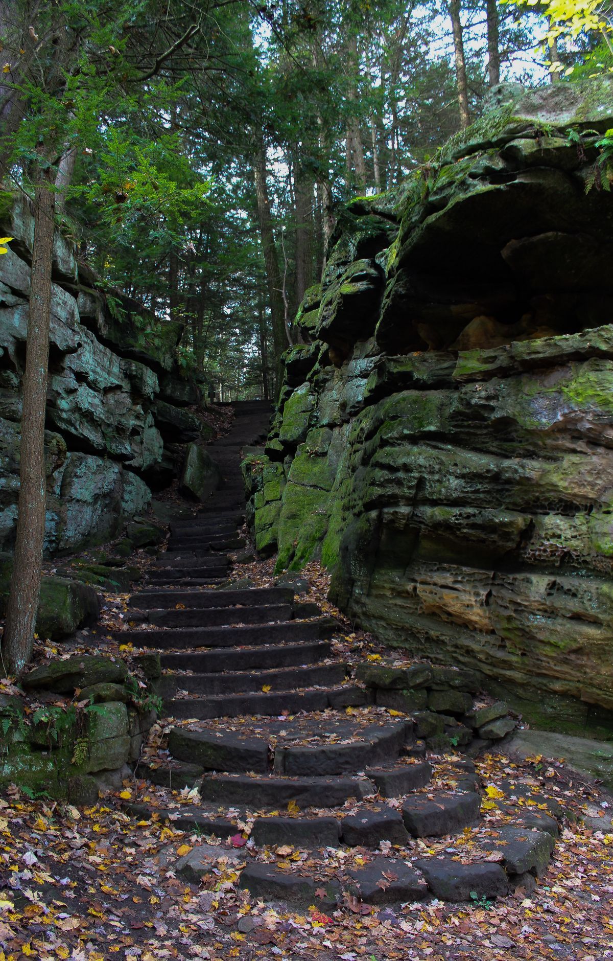 The Ledges Trail: Massive Rock Walls, Cuyahoga Valley National Park