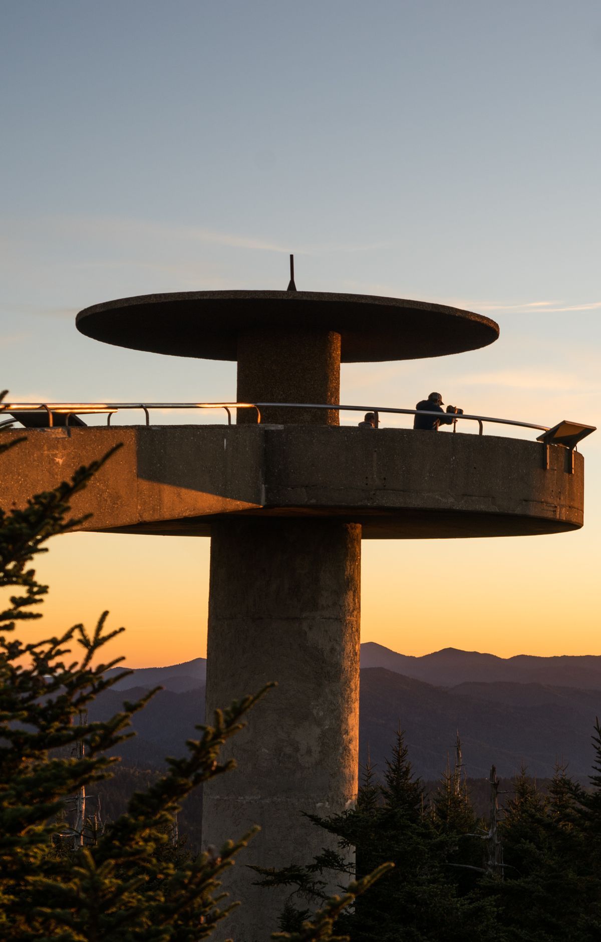 Clingmans Dome and the Kuwohi Tower, Great Smoky Mountains National Park