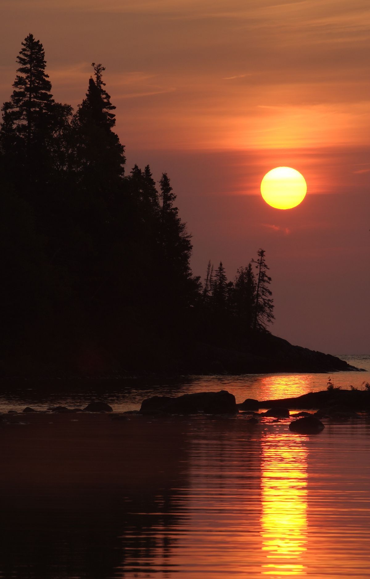 Rock Harbor: Lodge, Visitor Center, and MV Sandy, Isle Royale National Park
