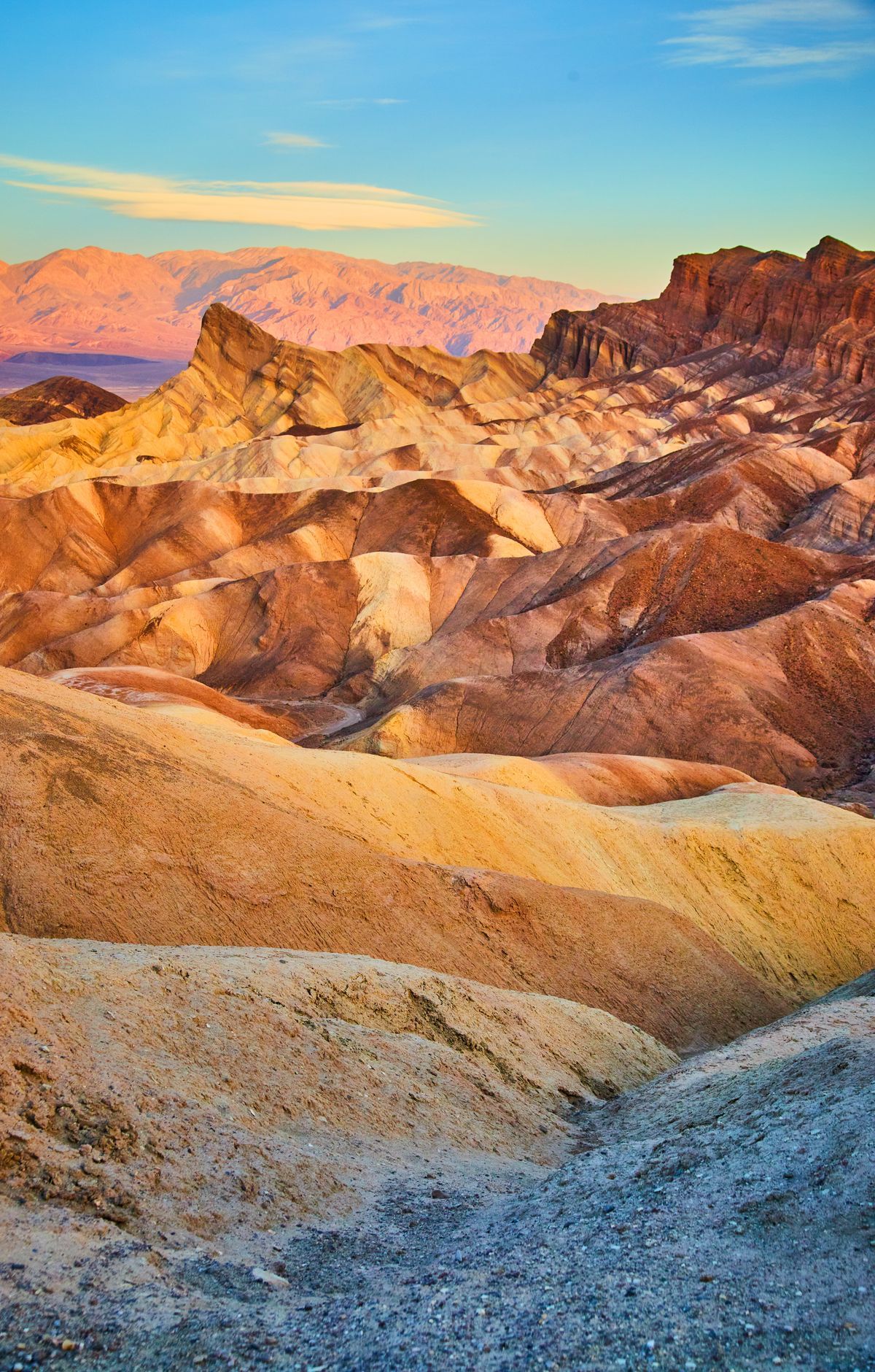 Artist's Drive and Artist's Palette, Death Valley National Park