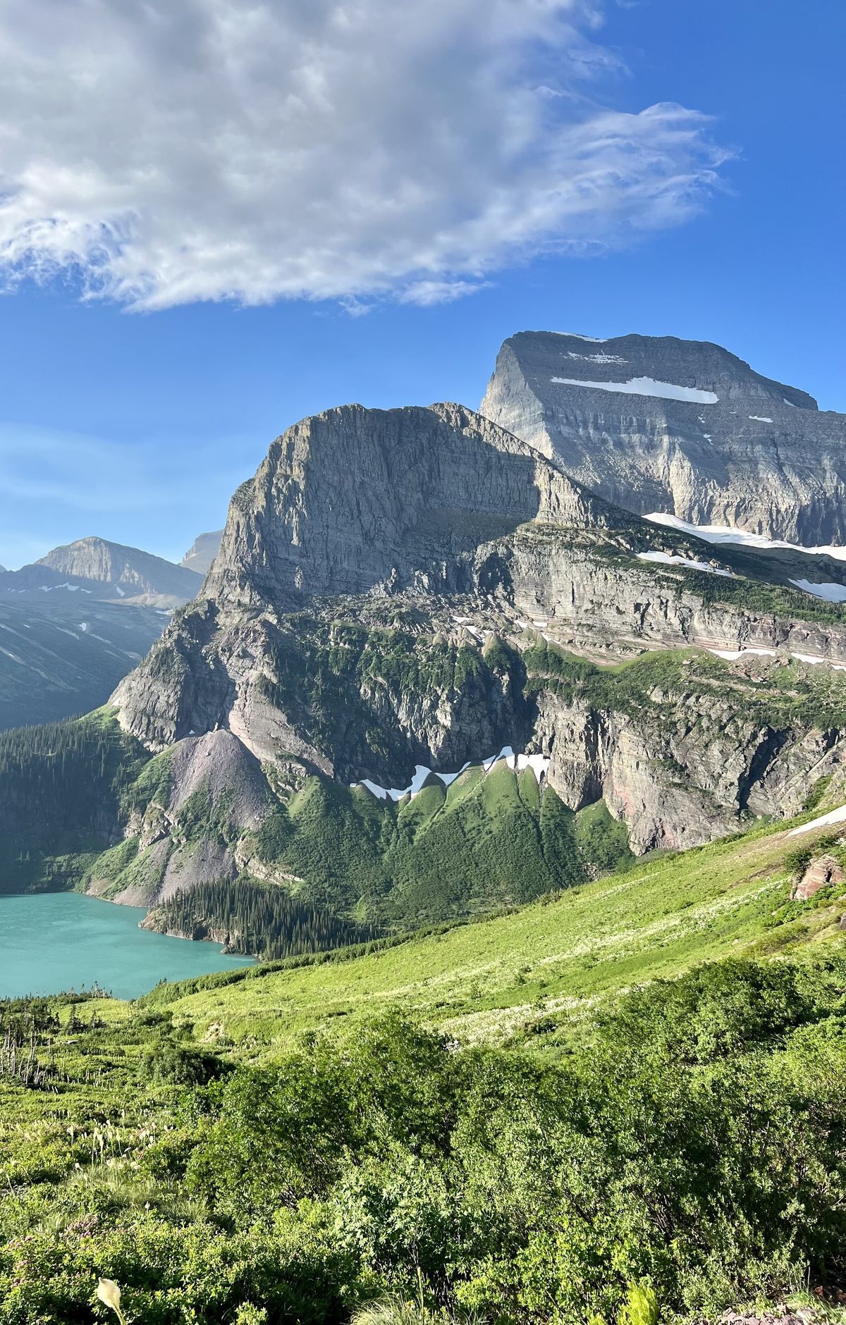 Two Climates Clash at the Continental Divide, Glacier National Park
