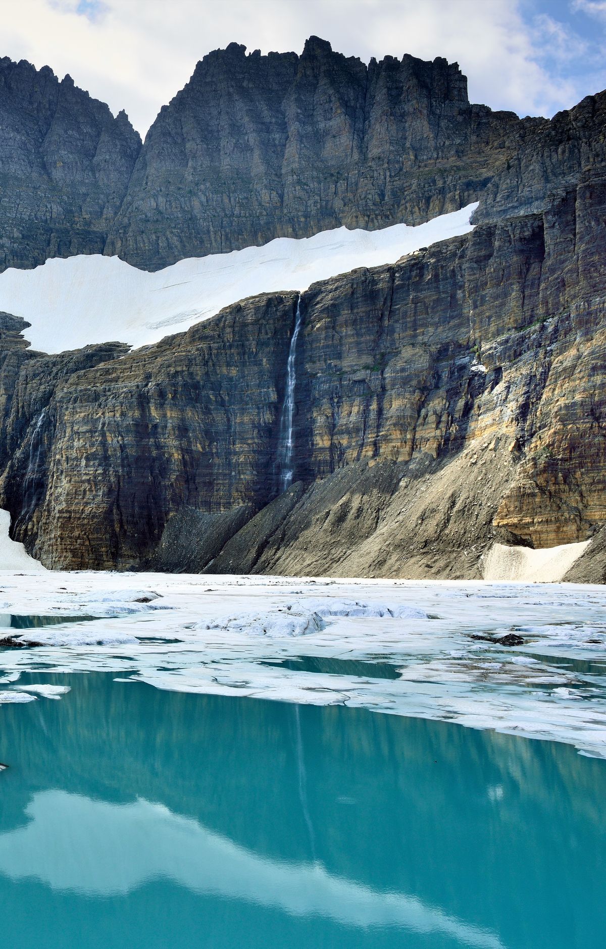 Many Glacier: Grinnell Glacier and Iceberg Lake, Glacier National Park