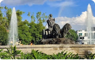 Fuente de la cibeles, Colonia Roma