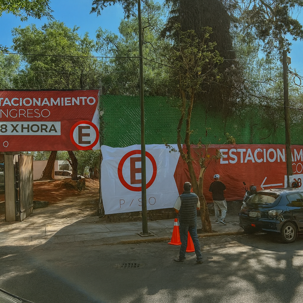 Foto del estacionamiento