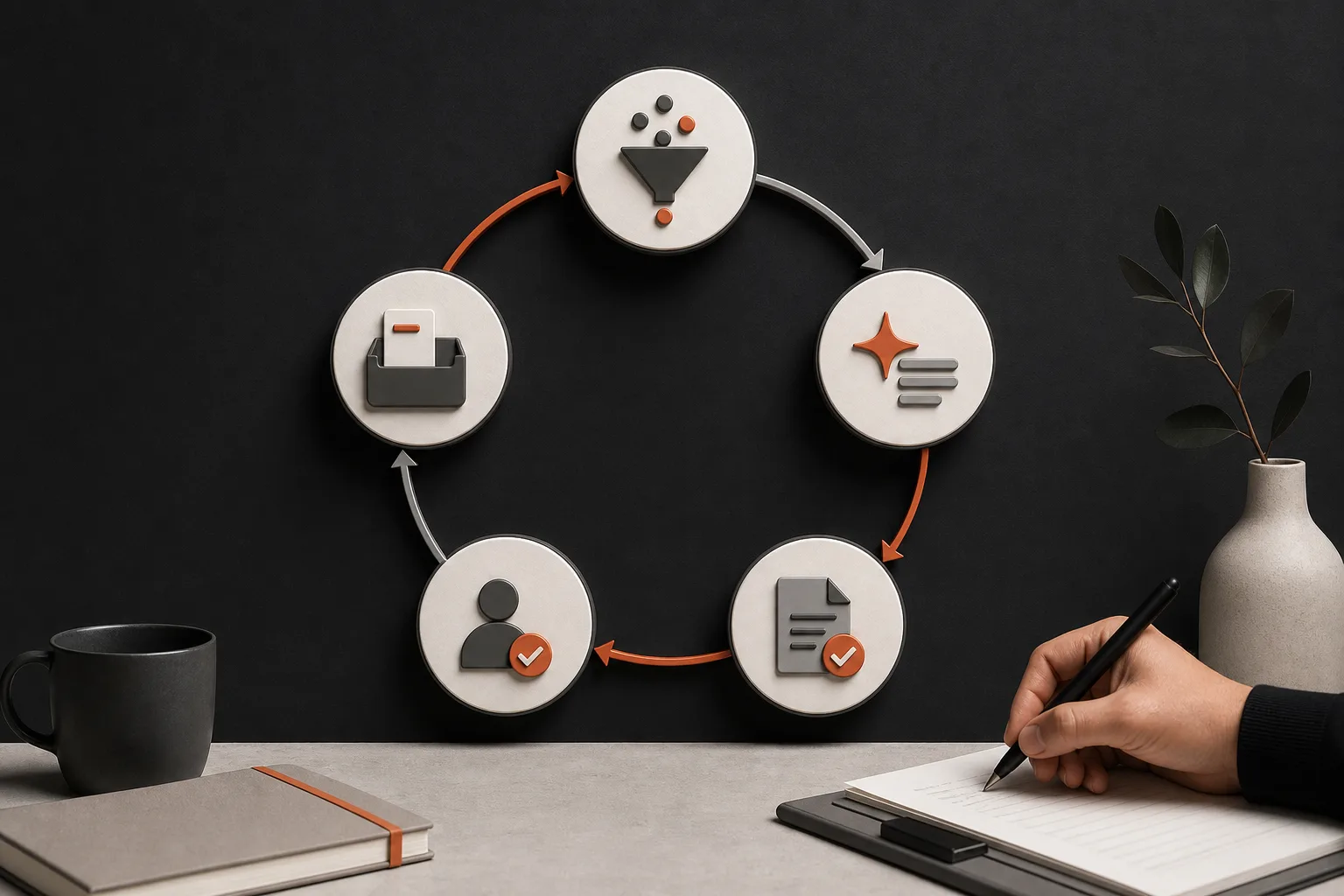 Editorial illustration for Forget 25 AI Tools: Build This 5-Step AI Work Loop Instead