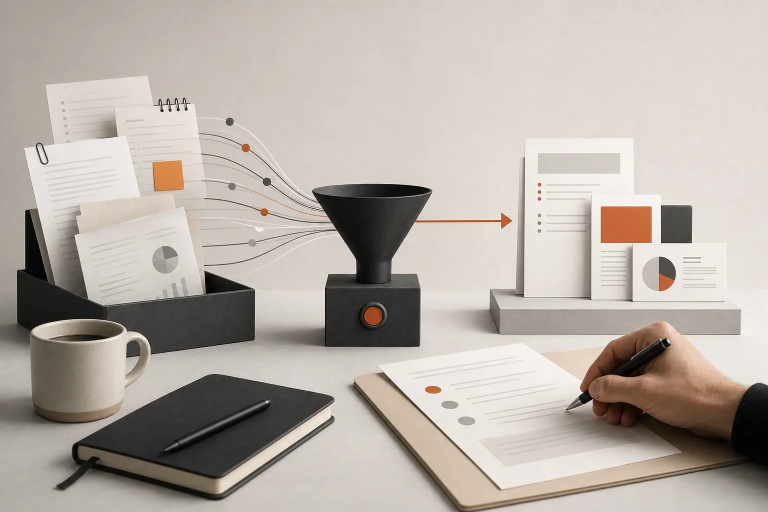 Editorial illustration for An AI Content Repurposing Workflow for Your Workday