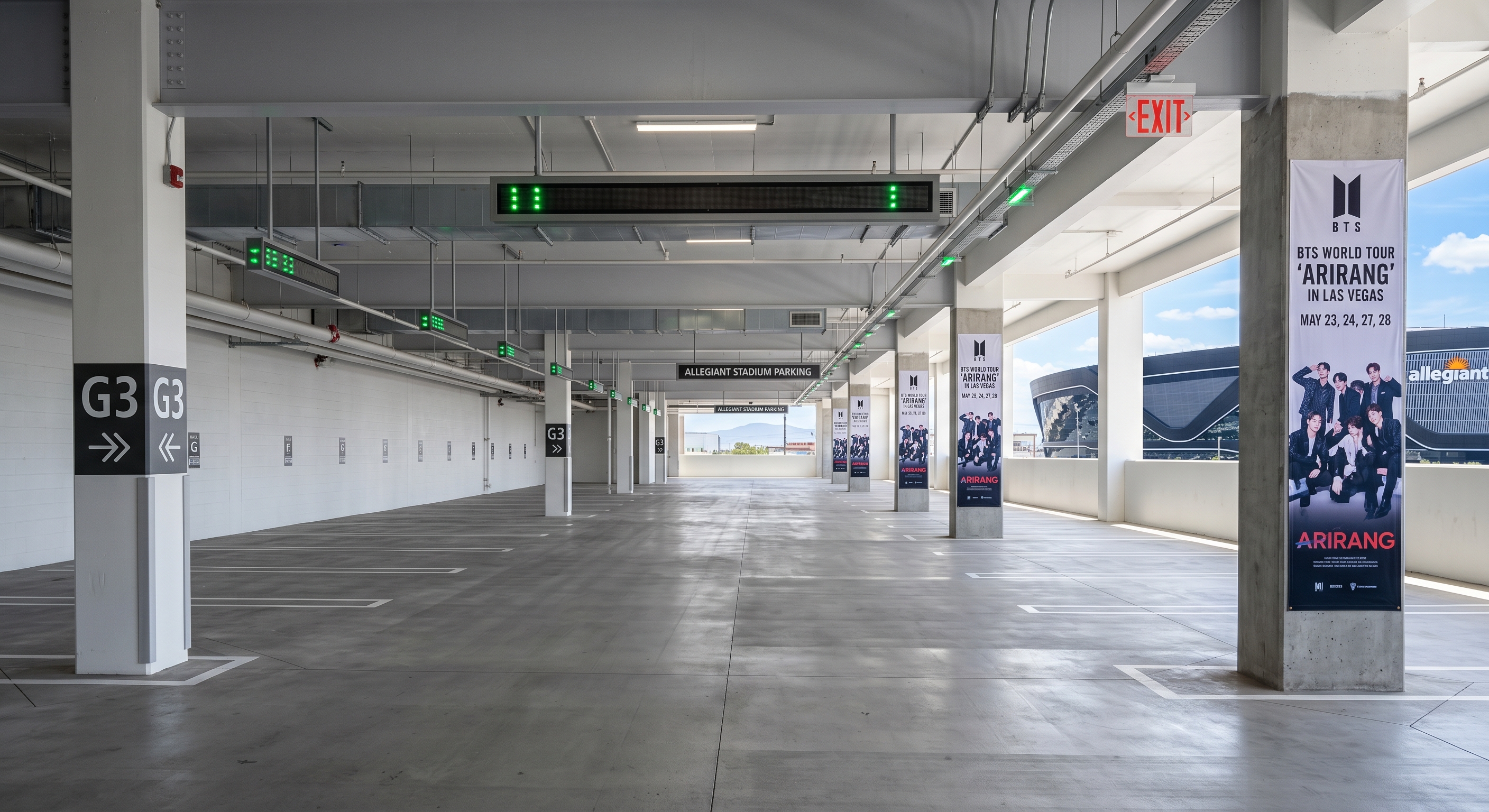 Parking options near BTS WORLD TOUR 'ARIRANG' IN LAS VEGAS