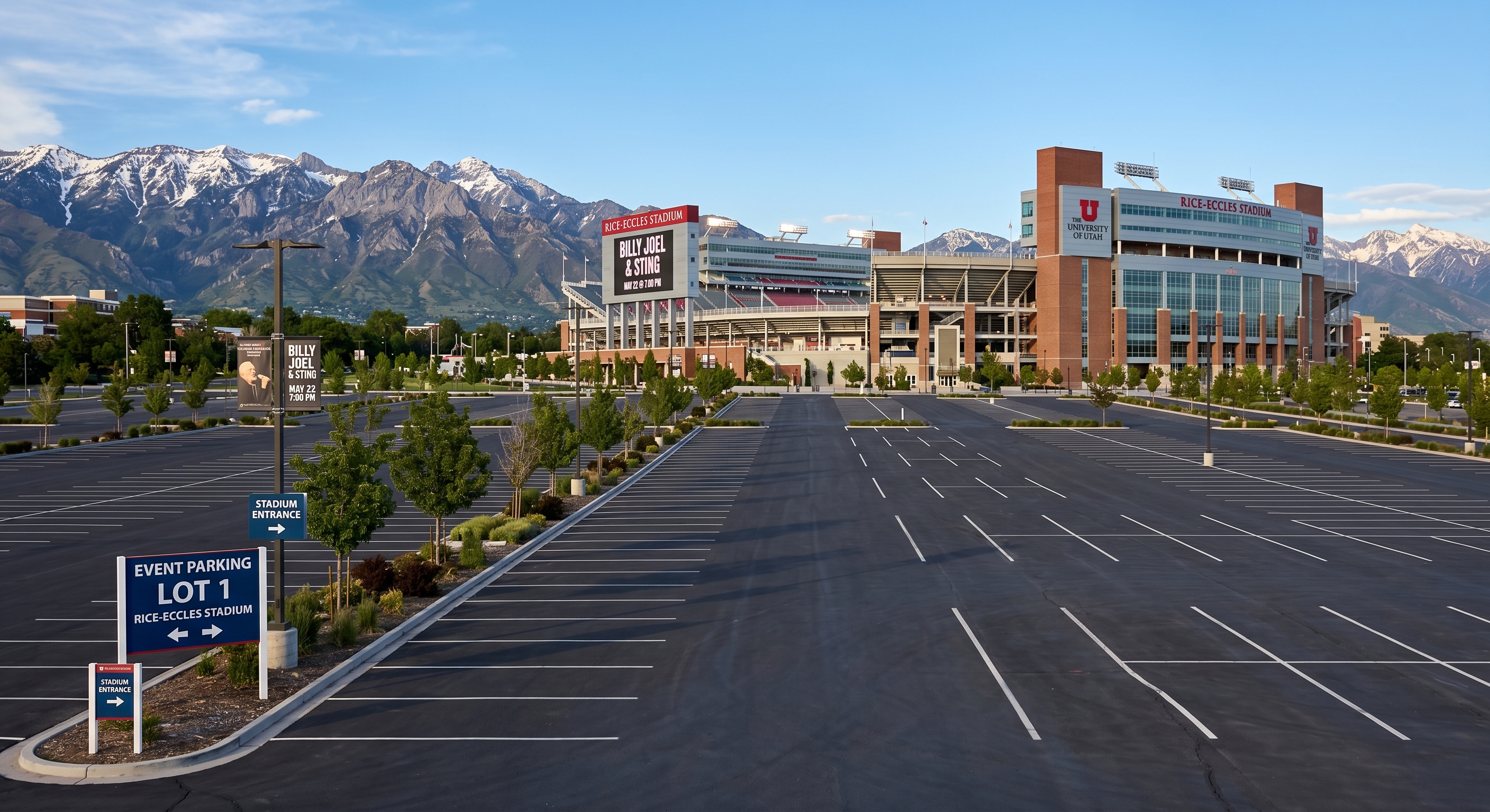 Parking options near Billy Joel & Sting
