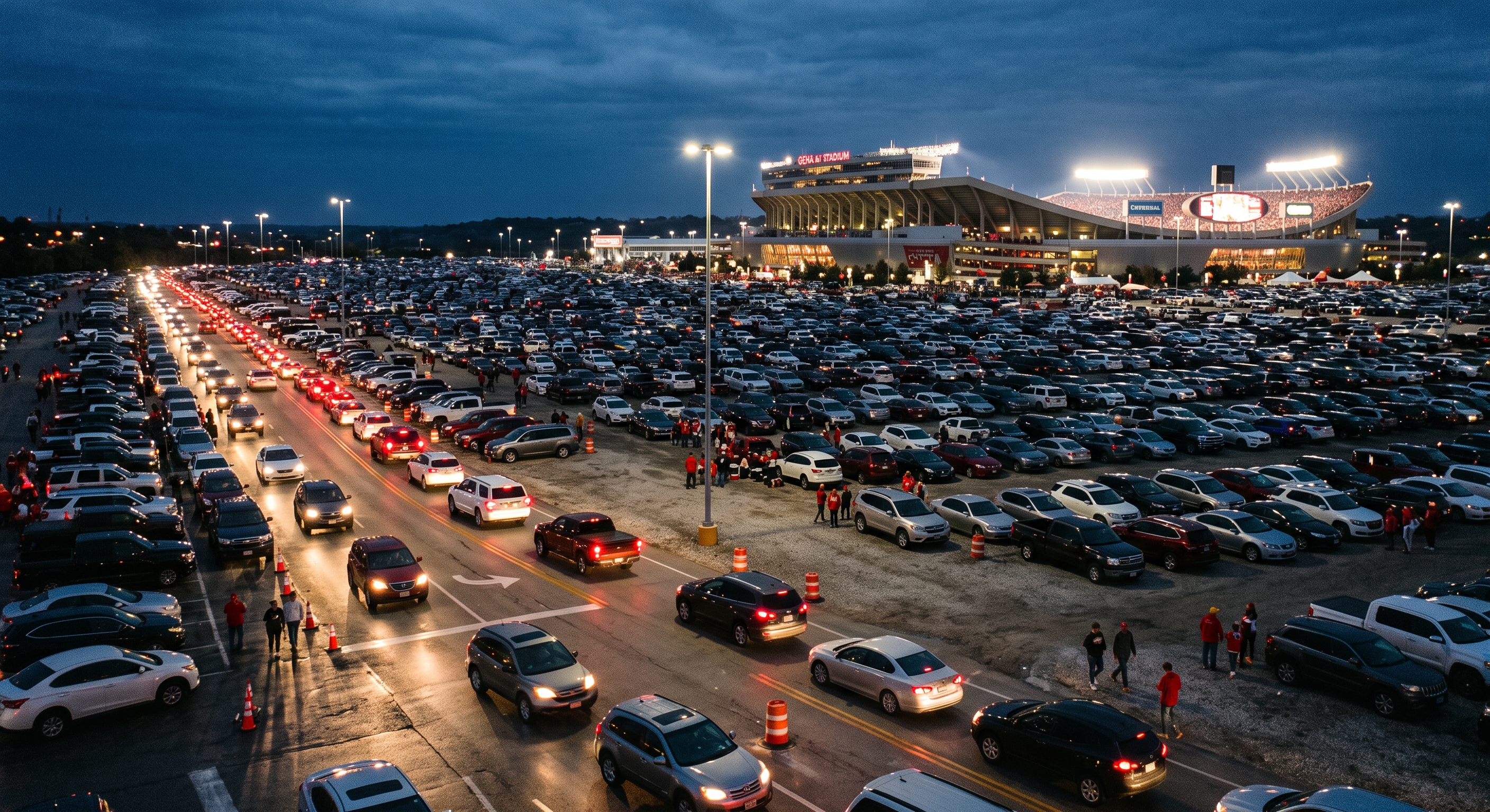 Chiefs vs Jets Parking Guide at GEHA Field at Arrowhead Stadium 2026