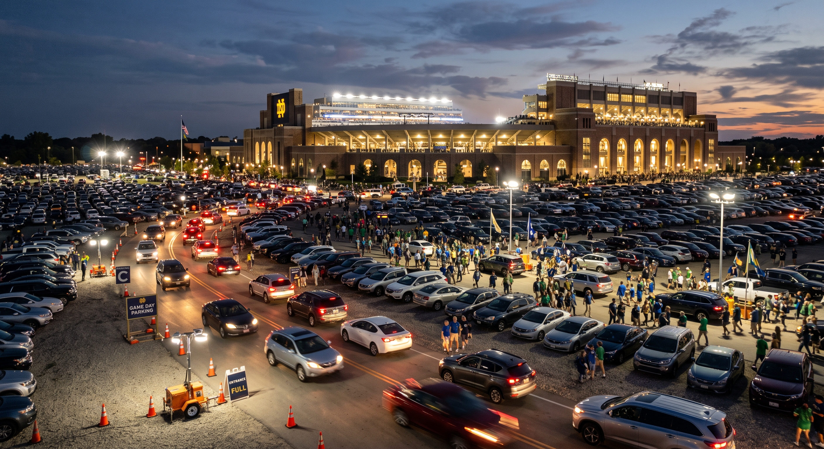 Notre Dame vs Rice Parking Guide 2026: Notre Dame Stadium Maps & Tips
