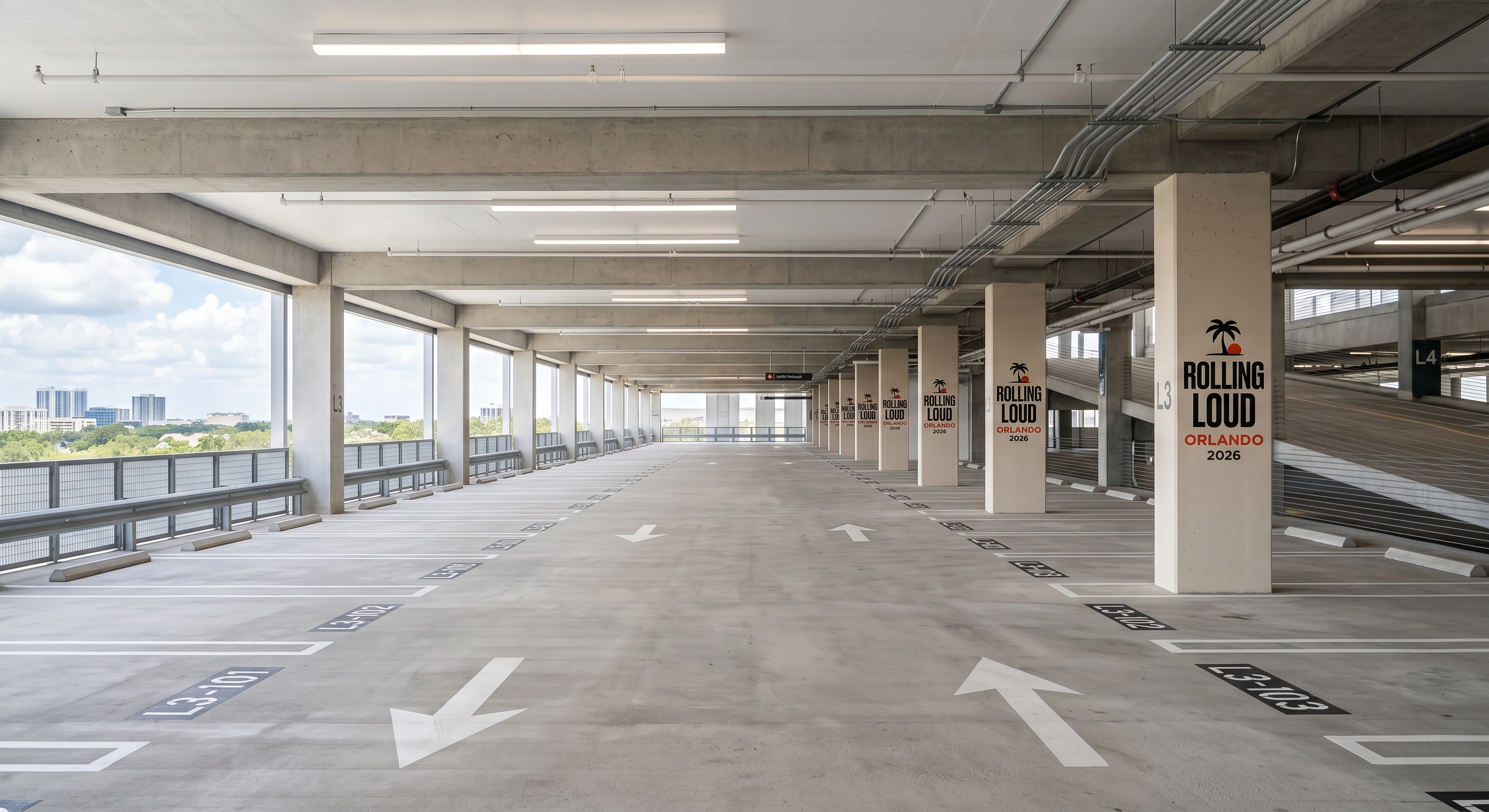 Parking options near Rolling Loud Orlando 2026