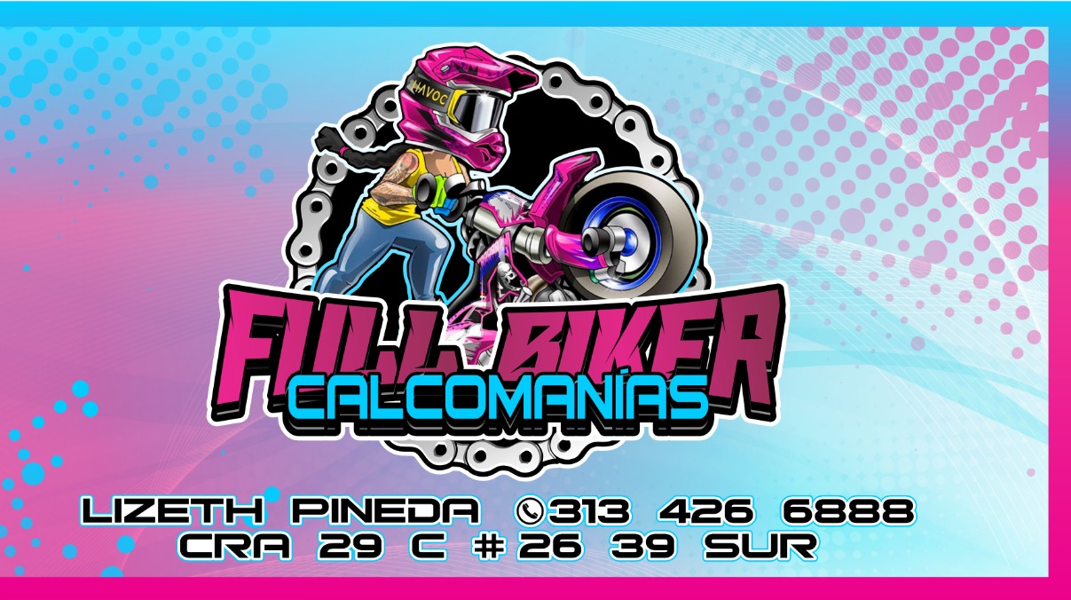 Logo FULL BIKER CALCOMANÍAS 