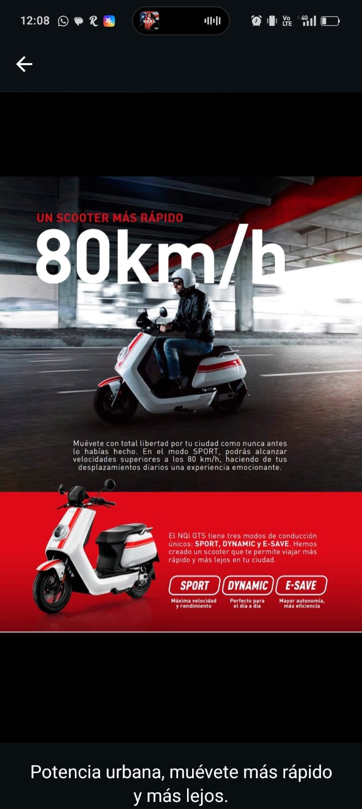MOTO ELECTRICA GT