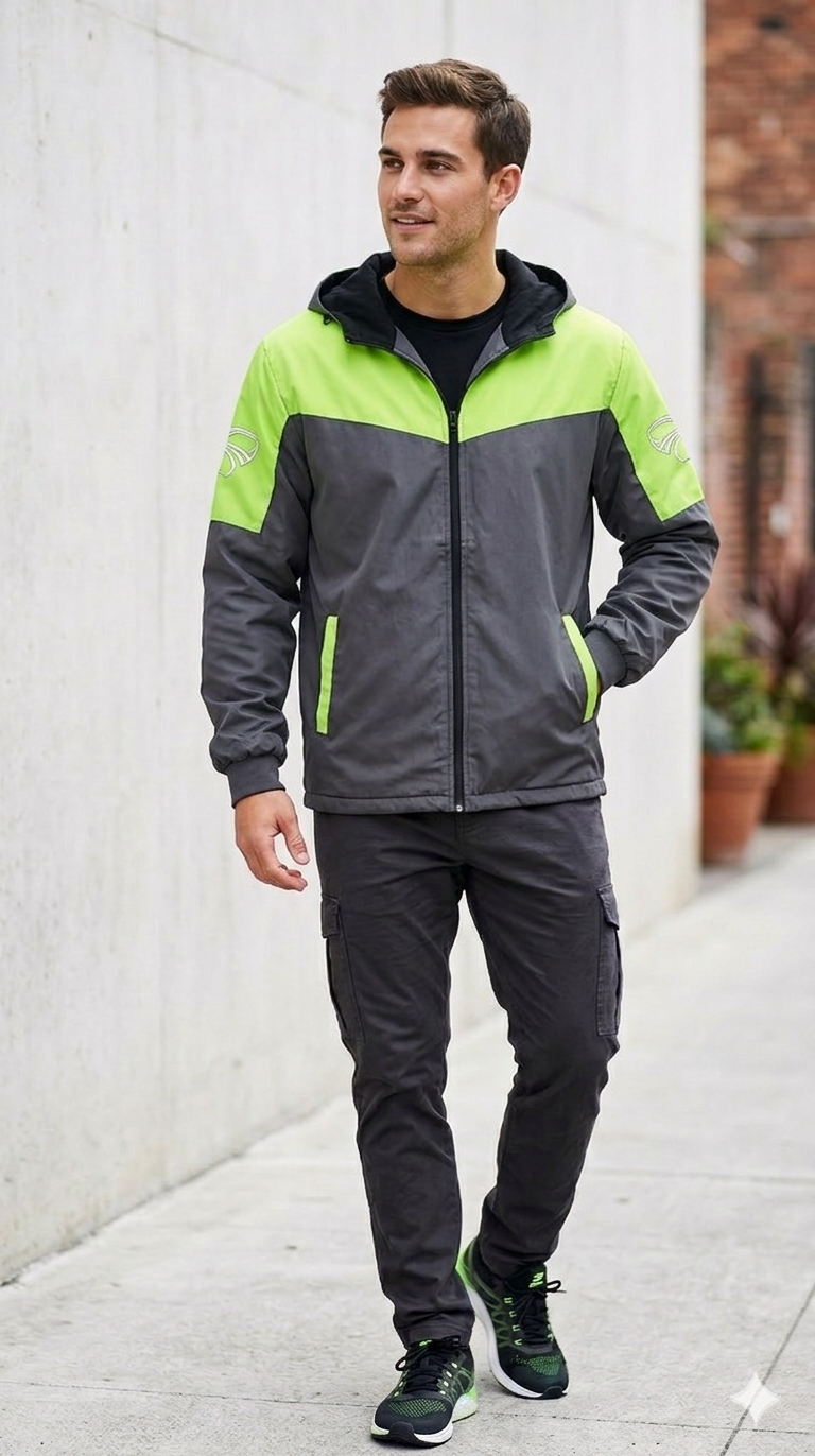 Chaqueta Reflectiva Verde