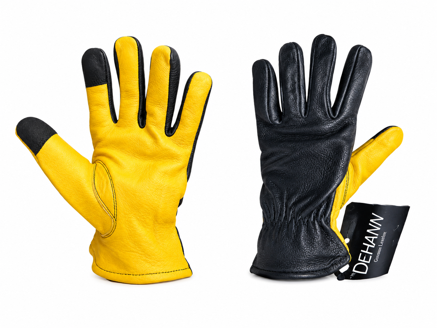 Guantes Amarillo Cuero de Cabra
