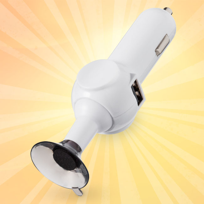 incarcatoare auto USB cu suport de telefon 10419700