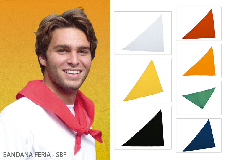 SBF Bandane promotionale colorate unisex Bandana Feria Serie Graffic