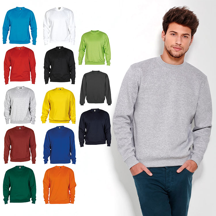 bluze barbatesti colorate Roly 1070 Clasica
