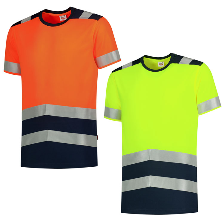 tricouri unisex de lucru cu benzi reflectorizante ADT01