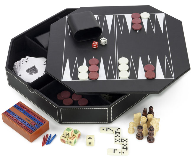 set de 6 jocuri table sah dame zaruri de poker domino