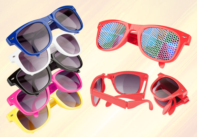 AP741353 ochelari de soare cu rama colorata din plastic