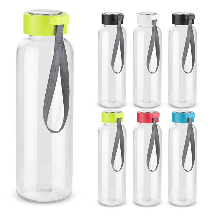 bidoane promotionale din plastic cu capac colorat 16210