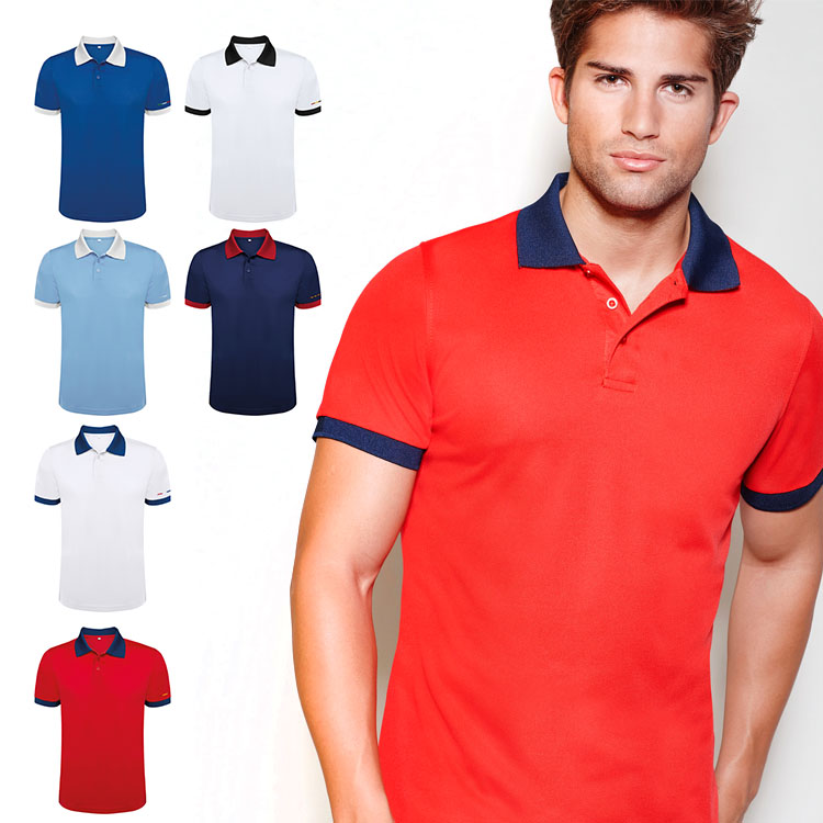 tricouri barbatesti colorate cu guler polo Roly 0445 Country