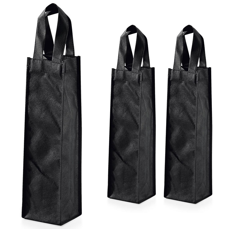 sacose negre pentru sticle din material netesut 92844 sacose negre pentru sticle din material netesut 92844