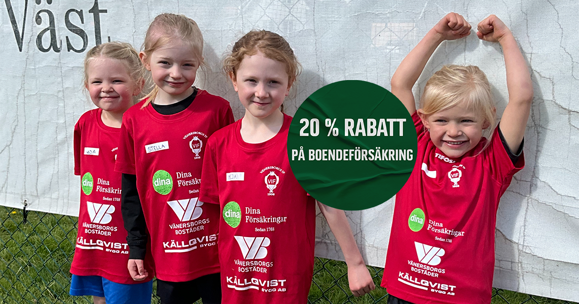 20% rabatt på boendeförsäkring