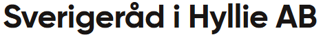 Sverigeråd i Hyllie AB