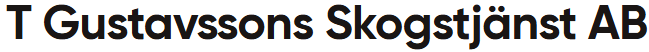 T Gustavsson Skogstjänst AB