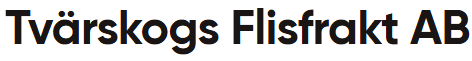Tvärskogs Flisfrakt AB