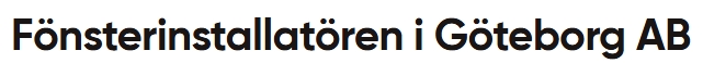 Fönsterinstallation i Gbg AB