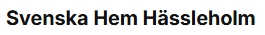 Svenska hem Hässleholm
