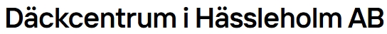 Däckcentrum i Hässleholm AB