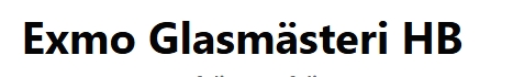 Exmo Glasmästeri HB
